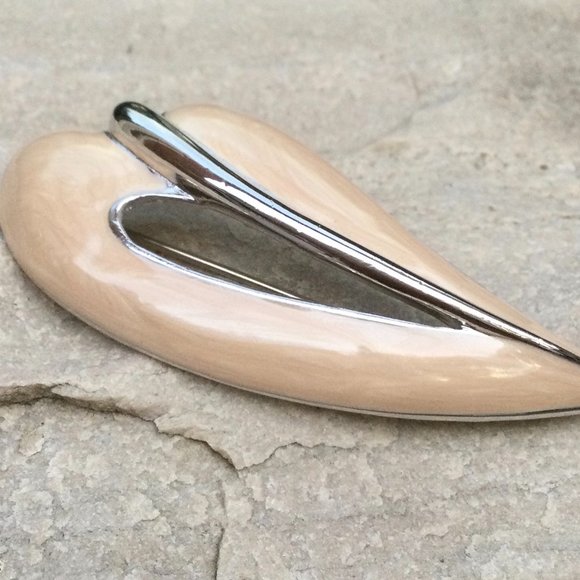 Monet Jewelry - Monet Enamel Leaf Brooch/Pin